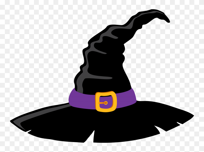 Witch Hat And Purple Png Clipart - Witch PNG