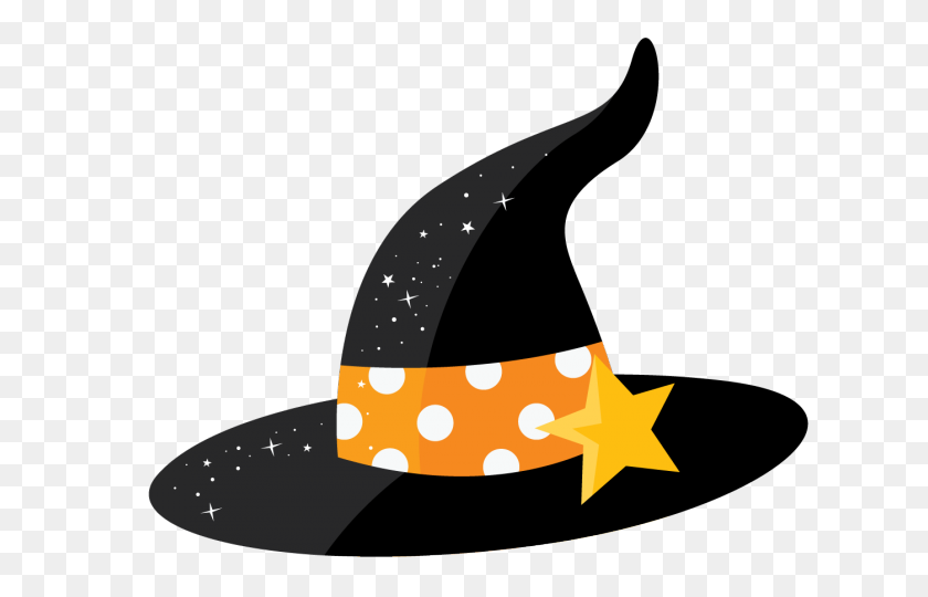 640x480 Witch Hat Clipart Kawaii - Witch Hat Clipart