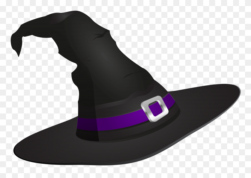 8000x5503 Witch Hat Png Transparent Clip Art - Phone Clipart Transparent