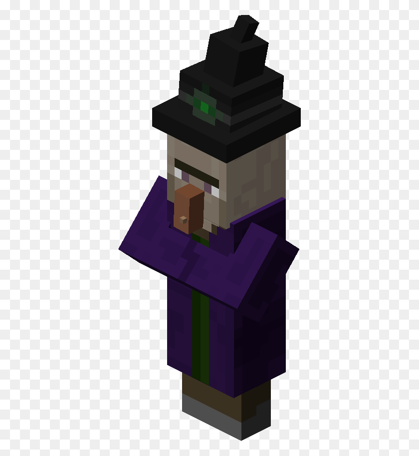 366x853 Witch Official Minecraft Wiki - Minecraft Pig PNG