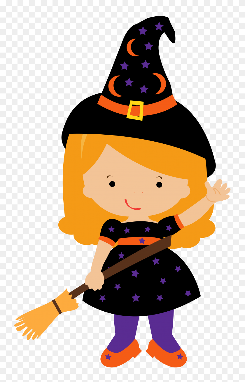 3916x6270 Witches Images Free - Trick Or Treat Clipart Free