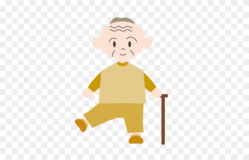 640x480 With A Cane Grandfather Illustration Free Family Clip Art - Grandfather Clipart