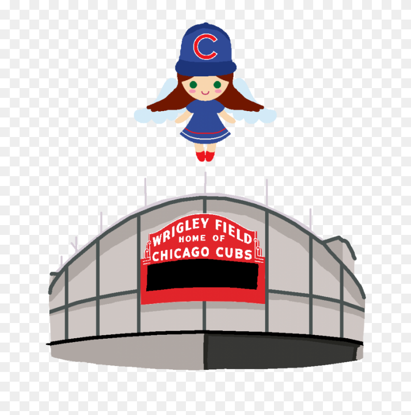 890x900 With Heavenly Hosts Watching From Above, The Cubs Will Be Just - Chicago Cubs Clipart