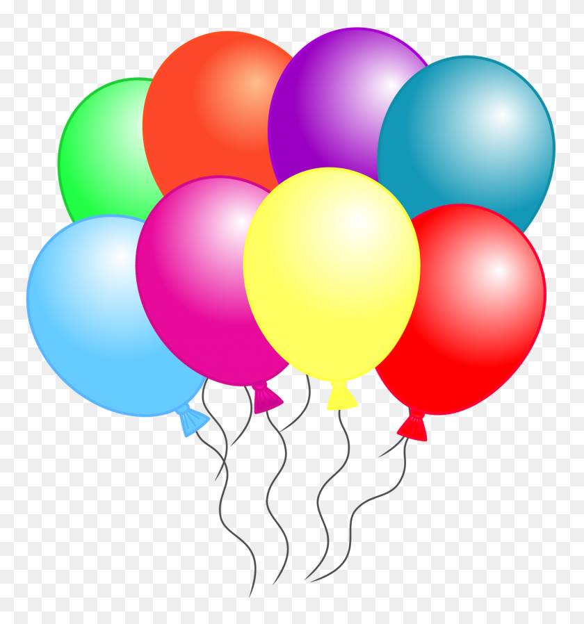 1488x1600 With Message Balloons Clipart, Explore Pictures - Party Balloons Clipart