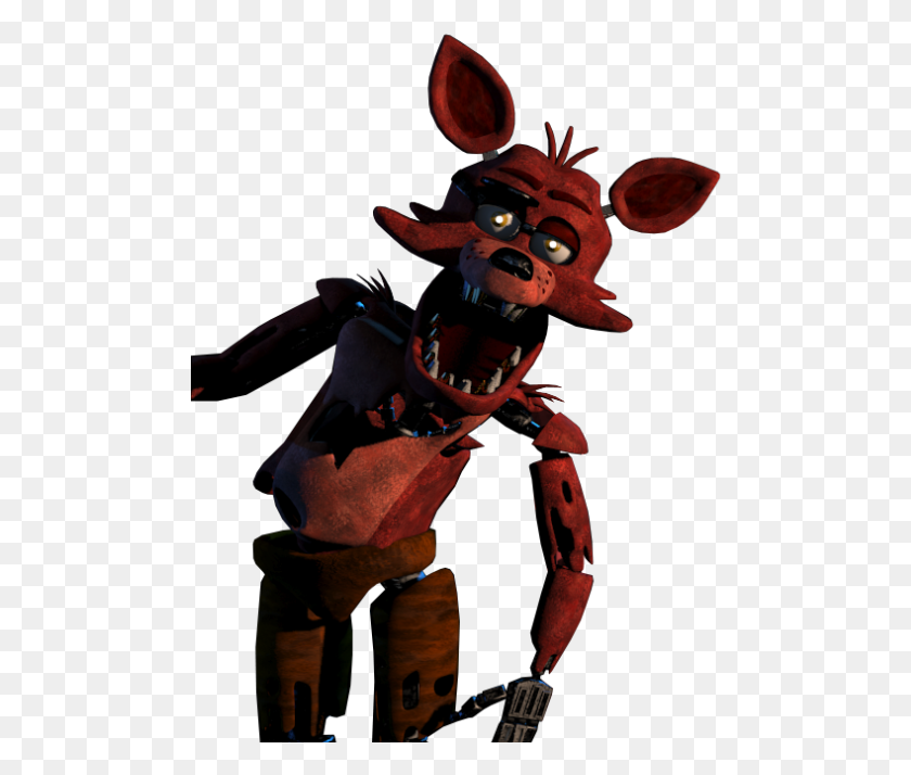 490x654 Withered Foxy Fnaf - Fnaf PNG