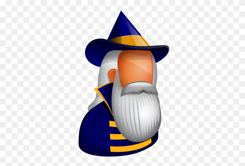 512x512 Wizard Clipart Transparent - Wizard Hat Clipart