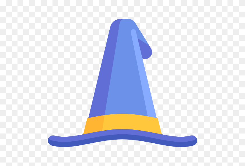 512x512 Wizard, Hat, Party, Halloween, Magician, Fashion, Costume Icon - Wizard Hat PNG
