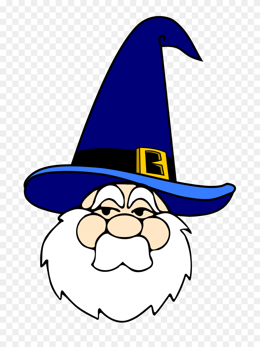 1769x2400 Wizard In Blue Hat Icons Png - Wizard Hat PNG