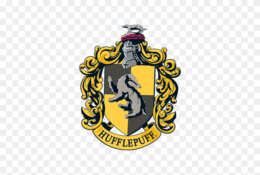 422x507 Wizarding World Figurine Collection - Hufflepuff Crest PNG
