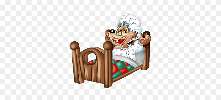 320x320 Wolf Clipart Bed - Wolf Cartoon PNG