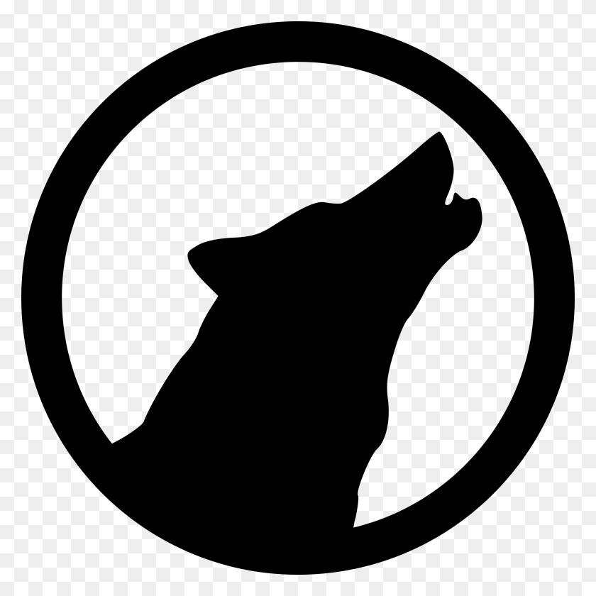 2400x2400 Wolf Emblem Icon - Wolf Head PNG