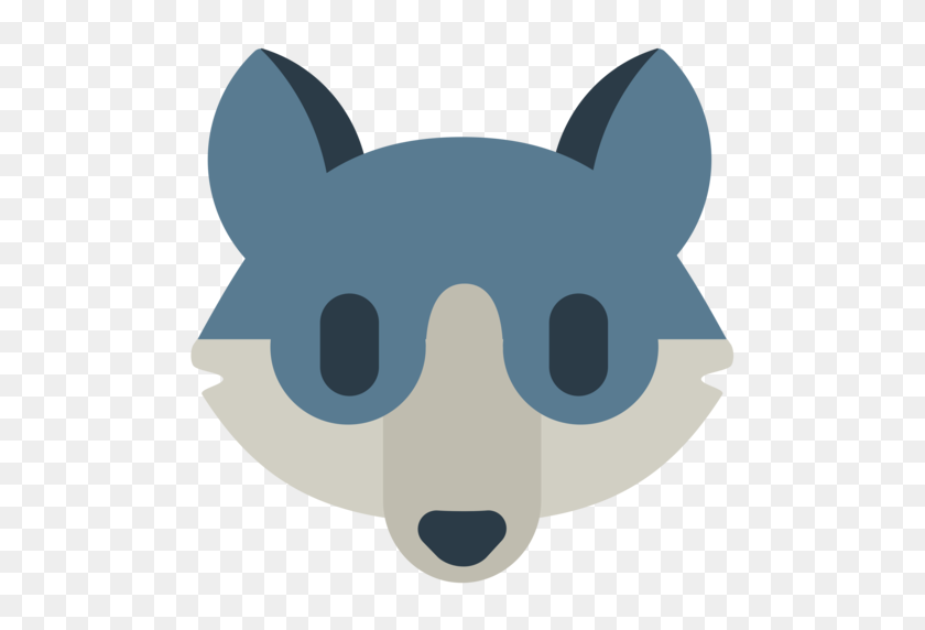 512x512 Wolf Face Emoji - Wolf Face PNG