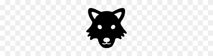 160x160 Wolf Face Emoji On Google Android - Wolf Face PNG
