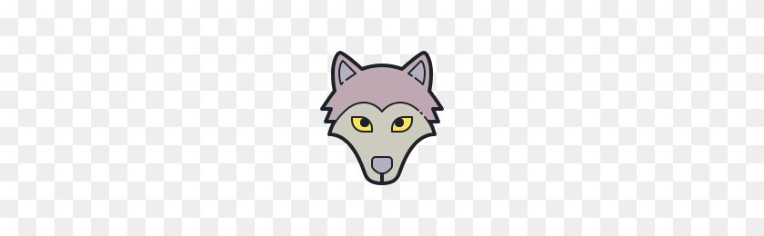 200x200 Wolf Howling Icons - Wolf Face PNG