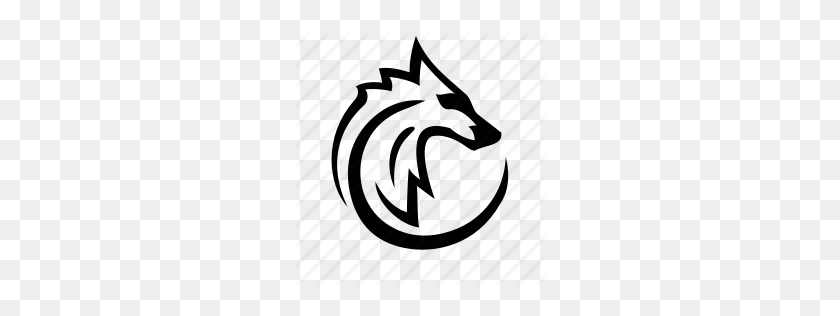 256x256 Волк Иконки - Логотип Волка Png