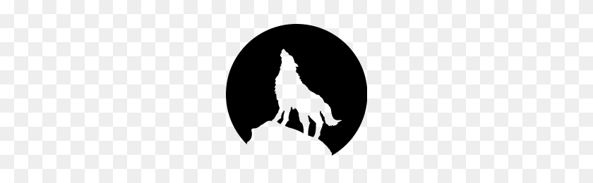 200x200 Wolf Icons Noun Project - Wolf Silhouette PNG