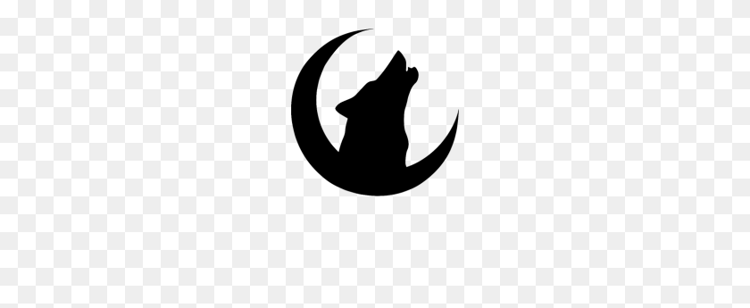 190x285 Wolf Moon Silhouette - Wolf Silhouette PNG