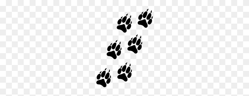190x265 Wolf Paw Track - Wolf Paw PNG