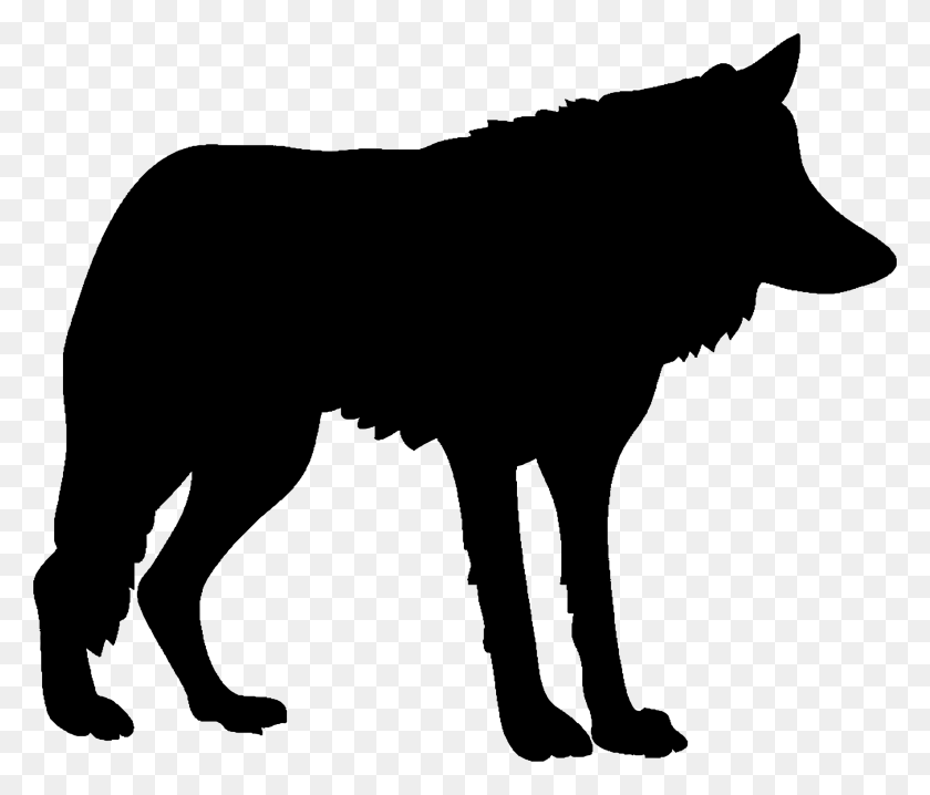 2224x1878 Wolf Silhouette - Wolf Clipart