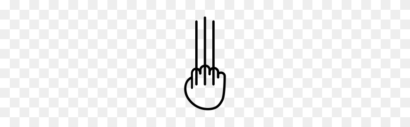 200x200 Wolverine Claws Icons Noun Project - Wolverine Claws PNG