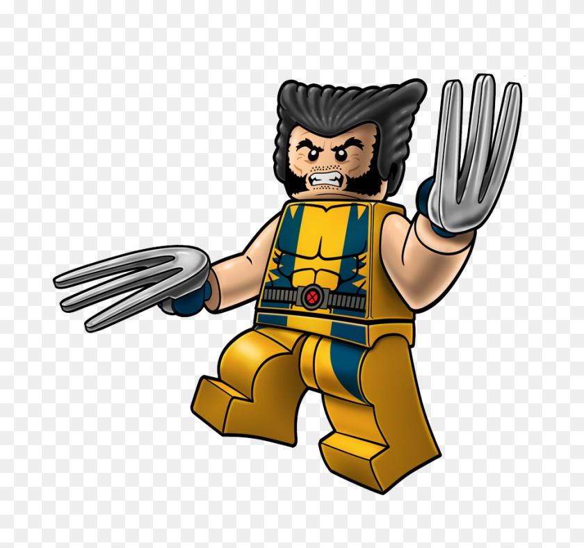 900x841 Wolverine Marvel Lego Clipart Png - Wolverine Clipart