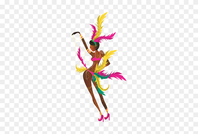 512x512 Mujer Bailando De Carnaval - Carnaval Png