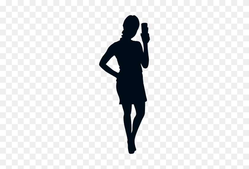 512x512 Woman Cheers Silhouette - Cheers PNG