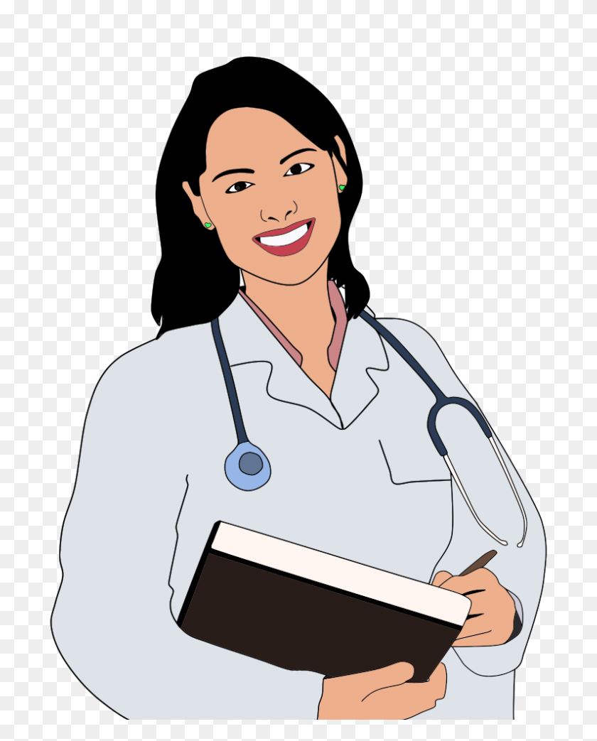 793x1000 Mujer Doctor Clipart De Dibujos Animados - Mujer Doctor Clipart