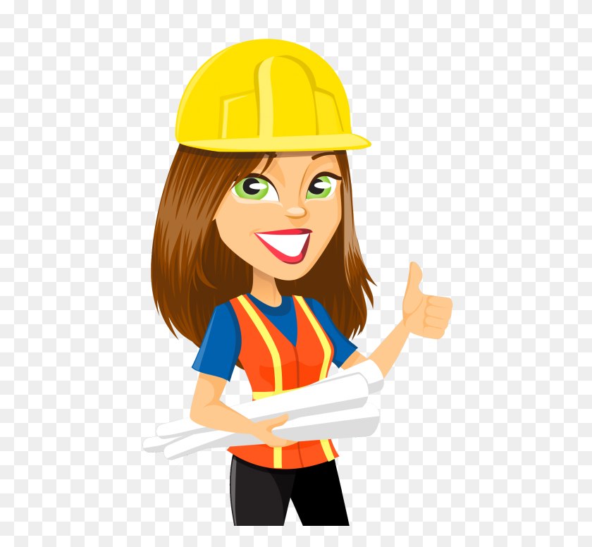 500x716 Woman Engineer Vector Png Transparent Image - Engineer PNG