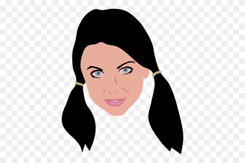 418x500 Woman Free Clipart - Worried Face Clipart