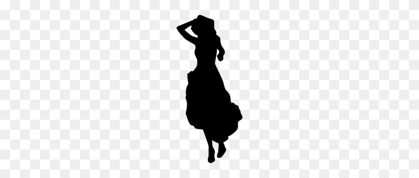 132x297 Женщина Леди Силуэт Модное Платье Картинки - Модный Клипарт