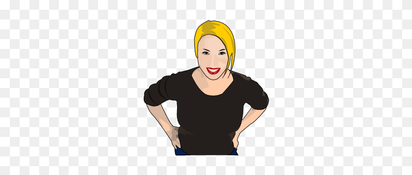 267x298 Woman Looking Up Clip Art - Person Looking Clipart