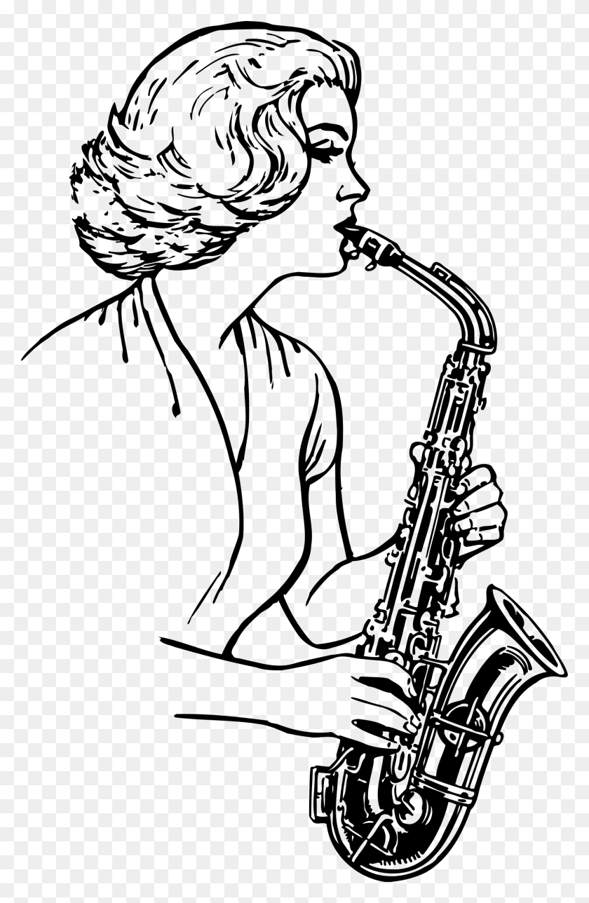 1524x2400 Woman Playing A Saxophone Icons Png - Saxophone PNG