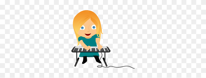 274x261 Женщина Играет На Пианино Клипарт Бесплатный Клипарт - Девушка Играет На Пианино Клипарт