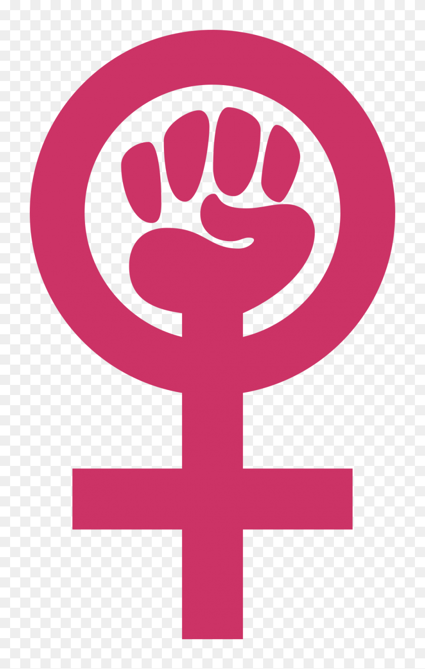 1000x1617 Woman Power Emblem - Feminist PNG
