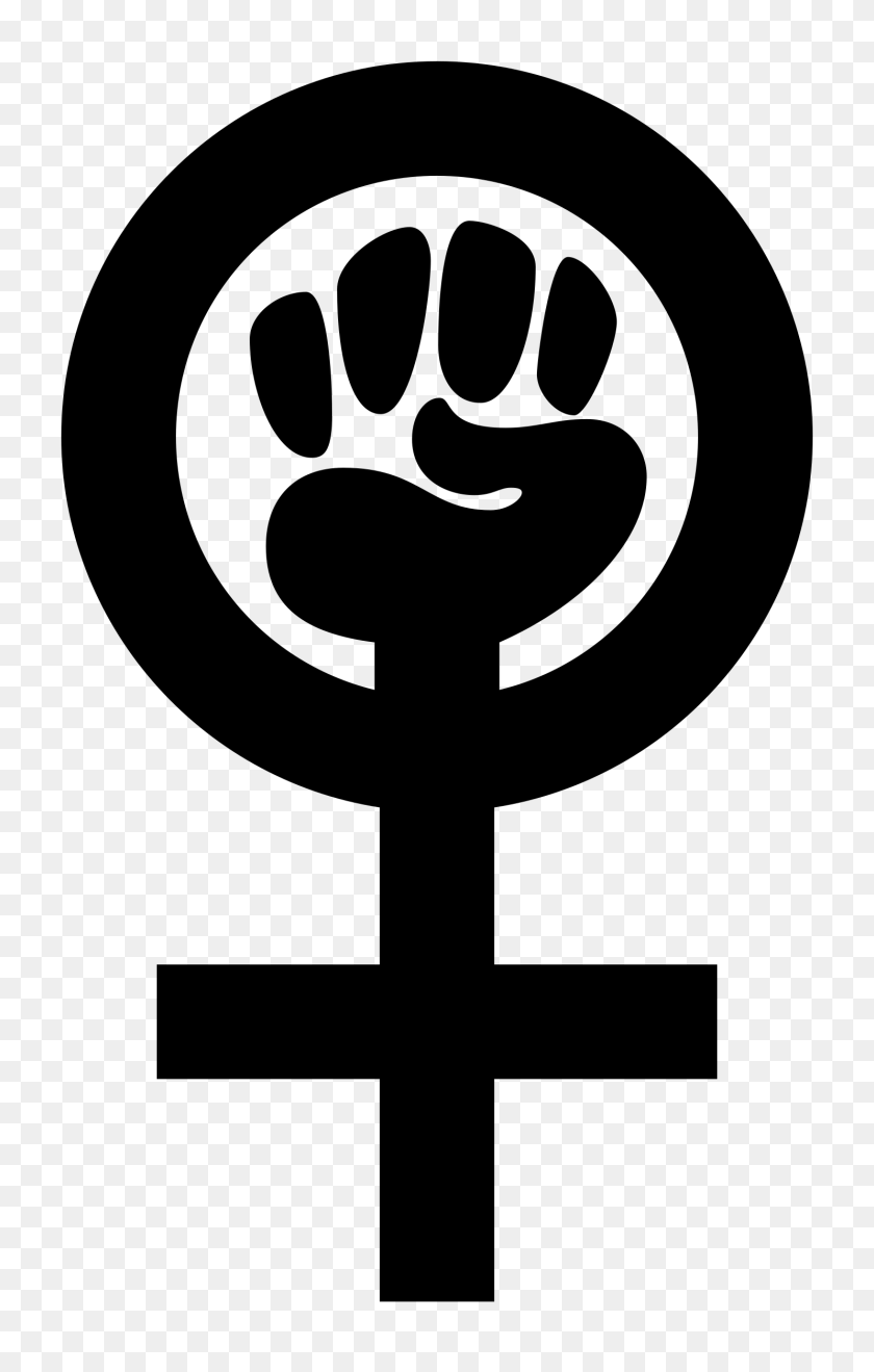 1486x2400 Значок Эмблемы Власти Женщины Png - Черный Кулак Силы Png