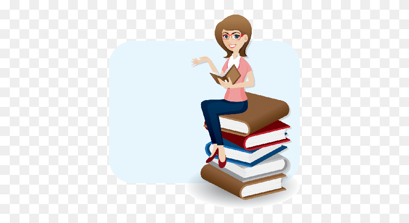 392x399 Woman Reading Book Clipart Clip Art Images - Girl Reading A Book Clipart