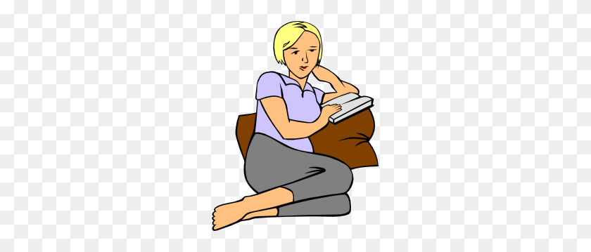 237x299 Woman Reading Clip Art - Person Reading Clipart