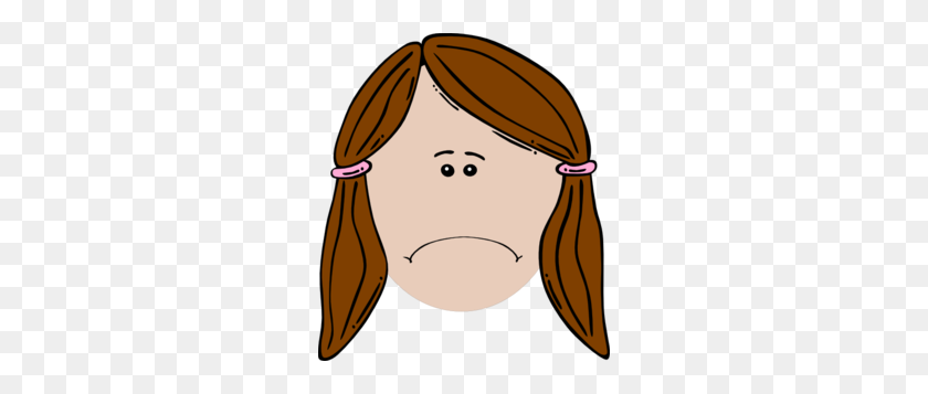 264x297 Woman Sad Face Clipart - Sad Face Images Clip Art