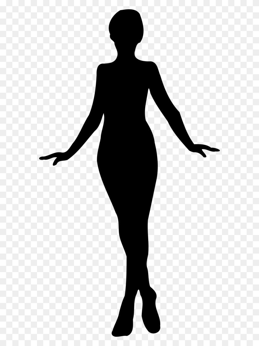 586x1059 Woman Silhouette Clip Art Look At Woman Silhouette Clip Art Clip - Pretty Woman Clipart