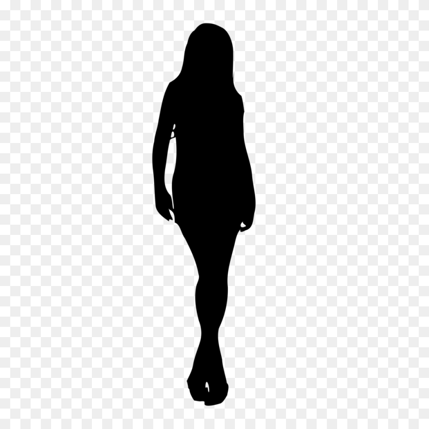 958x958 Silueta De Mujer Gratis Foto De Stock Ilustrada Silueta - Silueta De Mujer Png