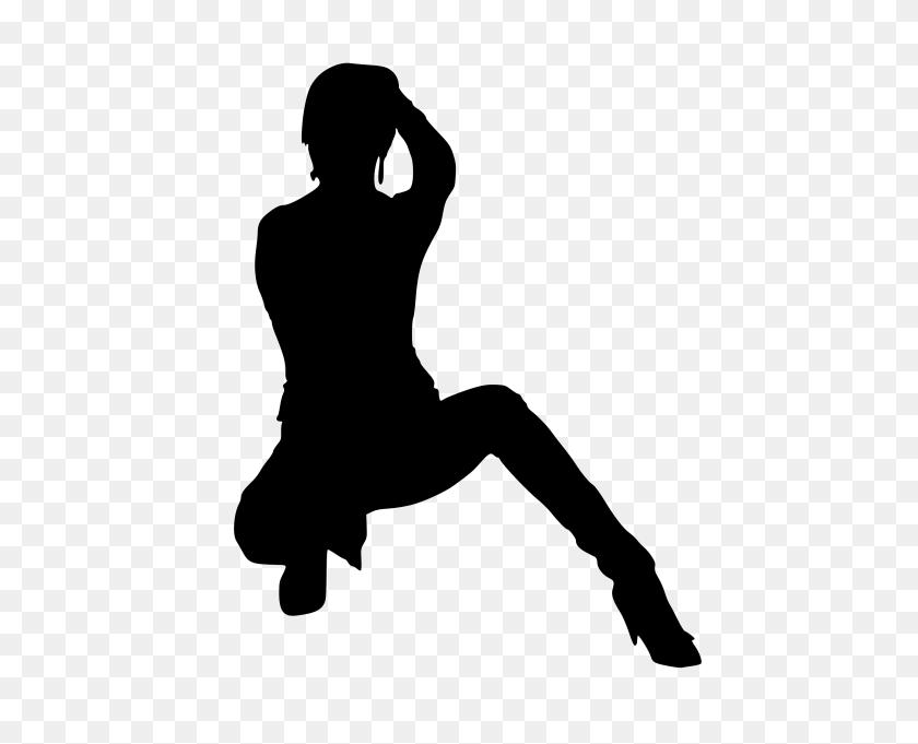 480x621 Woman Silhouette Png - Model Silhouette PNG