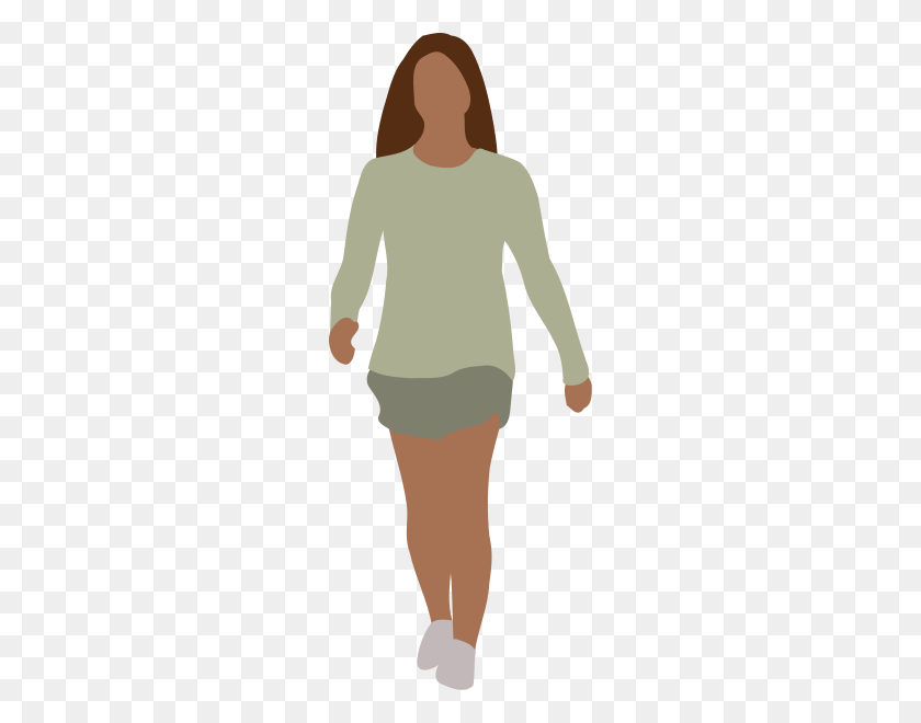 240x600 Woman Standing Png Clip Arts For Web - Woman Standing PNG