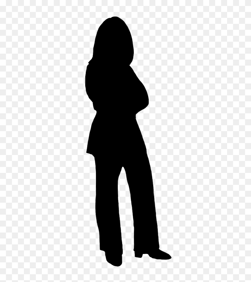 375x886 Woman Standing Silhouette Png Png Image - Woman Standing PNG