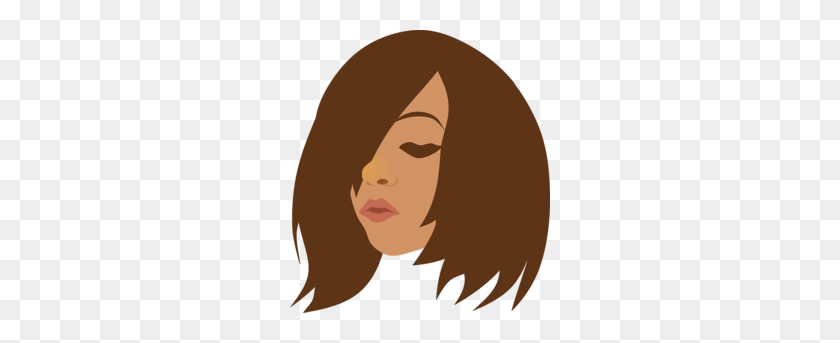 260x283 Woman Typing On Computer Clipart - Woman Thinking Clipart