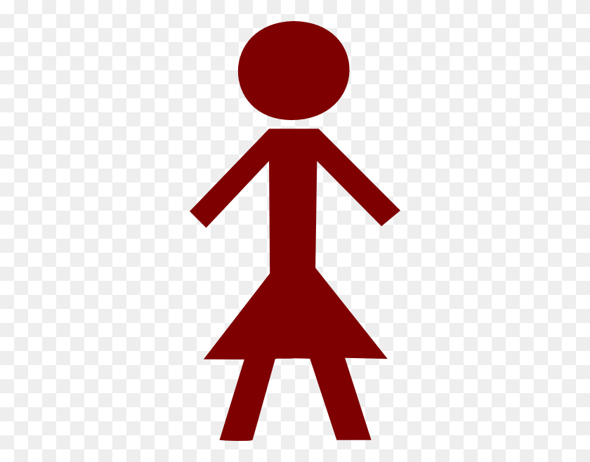 300x598 Mujer Mujer Símbolo De Signo Clipart - Signo Femenino Clipart