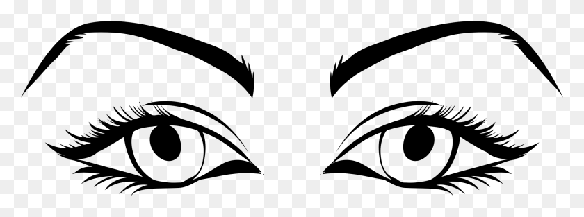 2211x719 Woman's Eyes Icons Png - PNG Eyes