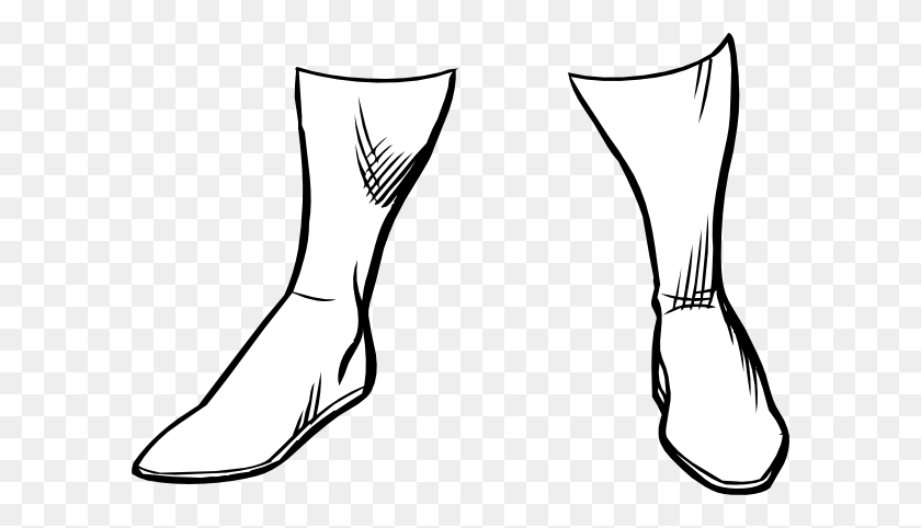 600x422 Women Boot Clip Art - Rain Boots Clipart Black And White