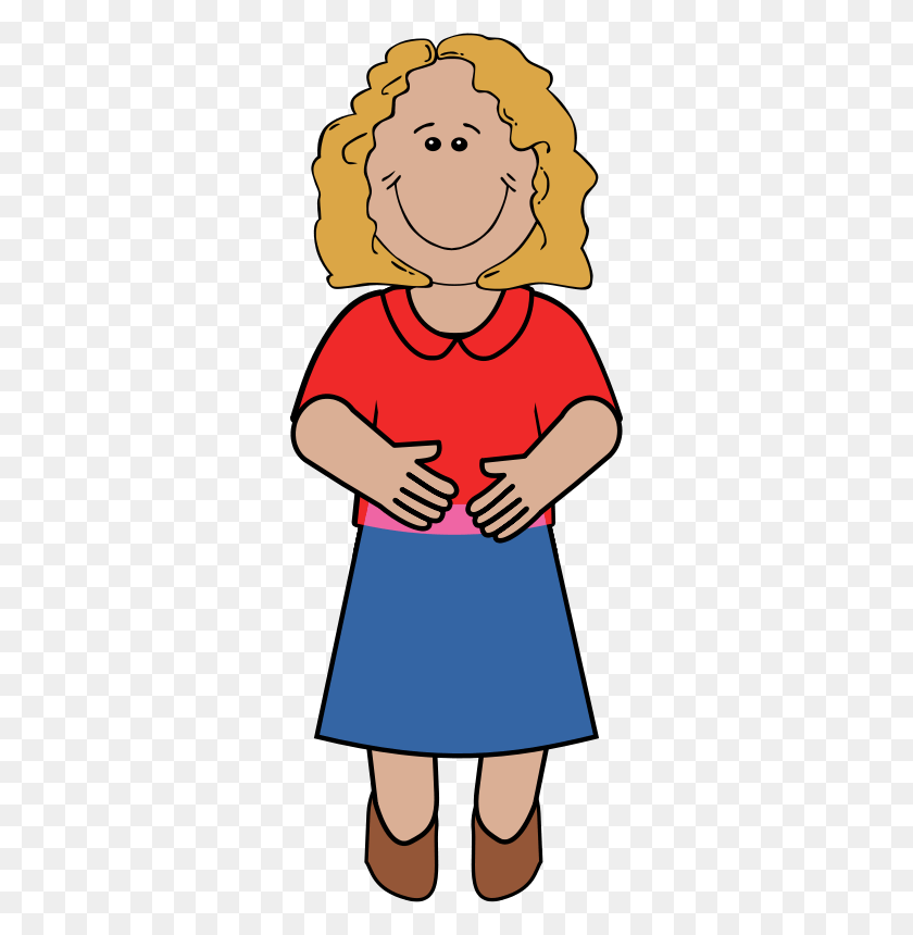 306x800 Women Cliparts Free - Strong Girl Clipart
