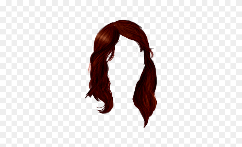 577x452 Women Hair Png Image - Red Hair PNG